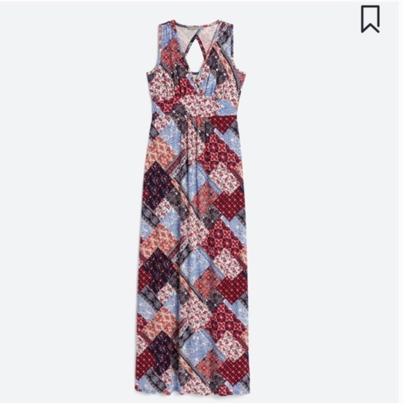 Raizy Knit Maxi Dress Size Large Nwt 